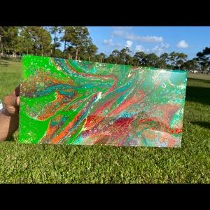 Colorful Fluid Painting 💜